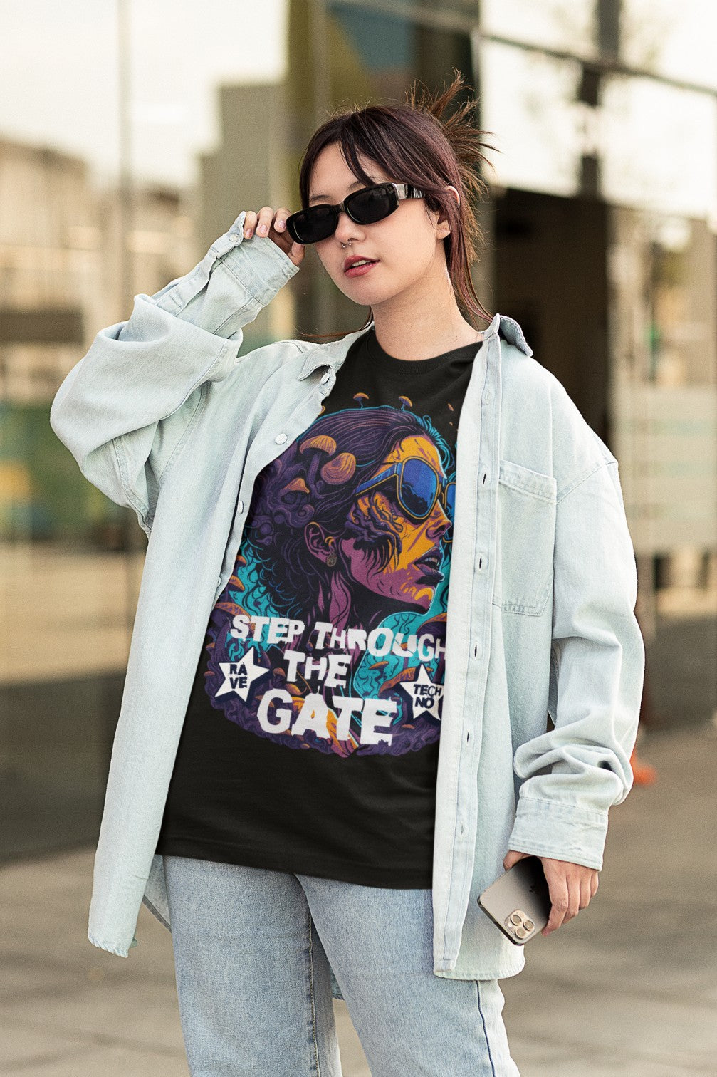 Techno T-Shirt | Step through the Gate | Ecstasy Edition