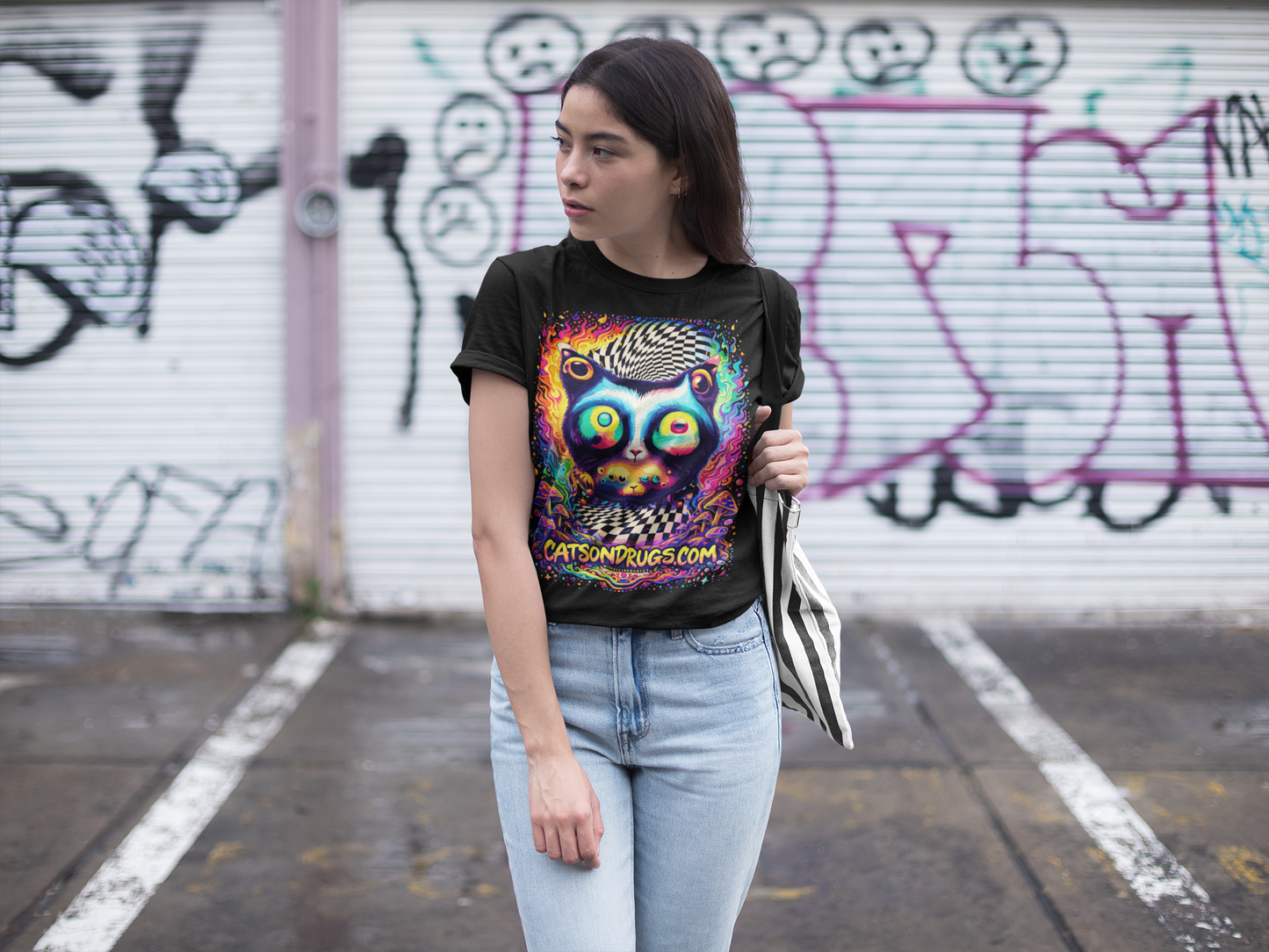Psychedelic T-Shirt | Magic Cat Food