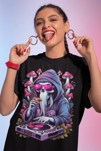 EDM T-Shirt | Psychedelic DJ Ghost | Ecstasy Edition