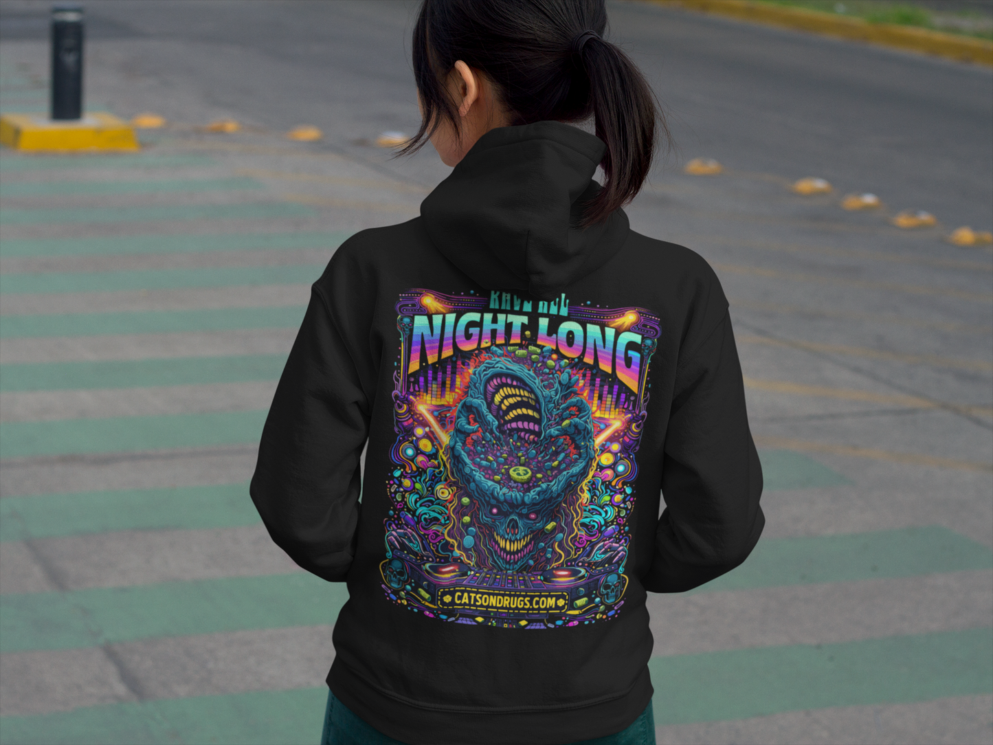 Festival Hoodie | Rave all Night Long