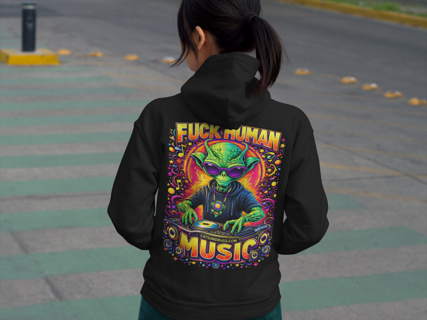 Trippy Hoodie | Psychedelic Alien