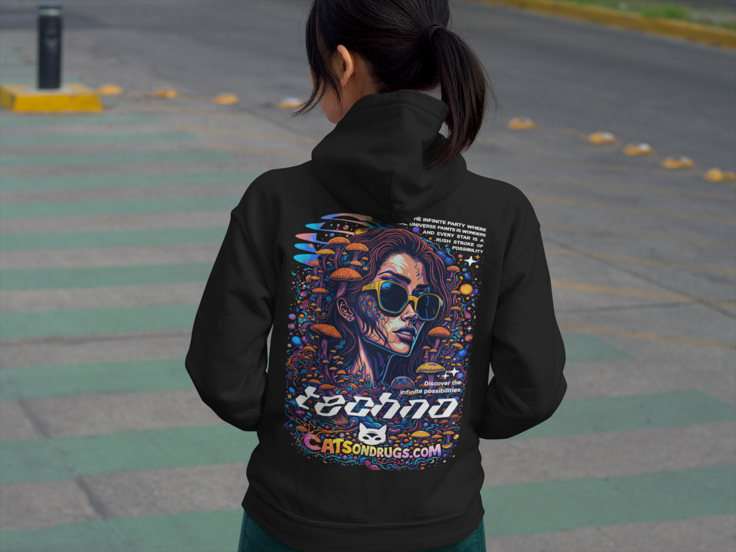 Rave Cover Girl | EDM Hoodie