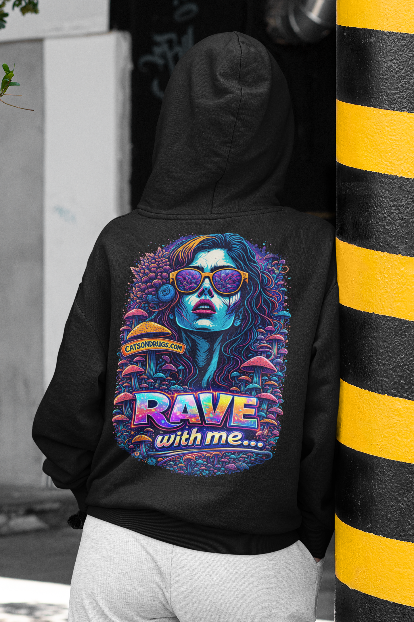 Rave Cover Girl | EDM Hoodie