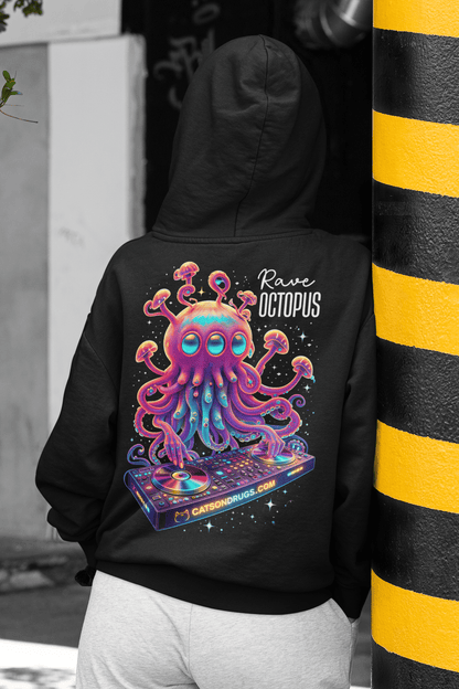 Trippy Hoodie | Rave Octopus