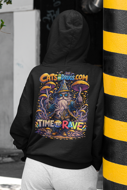 Trance Hoodie | Time to Rave Wizard