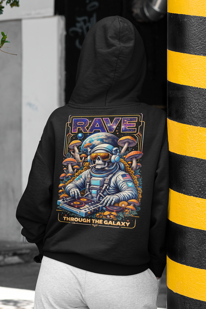 Trippy Hoodie | Psychedelic DJ Astronaut