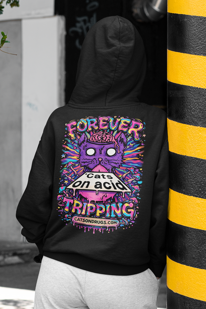 Acid Hoodie | Psychedelic Acid Cat