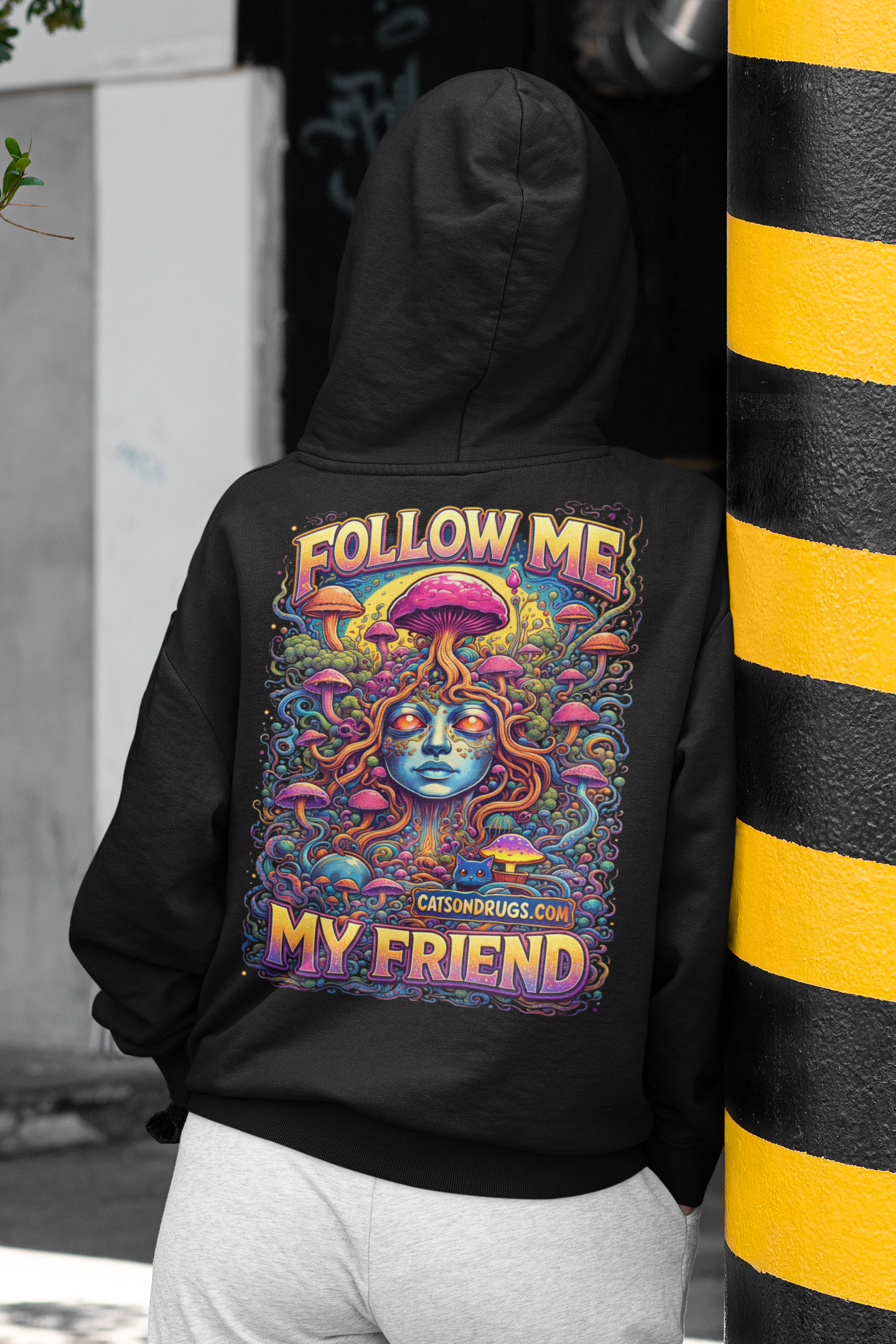 Psychedelic Hoodie | Follow Me My Friend