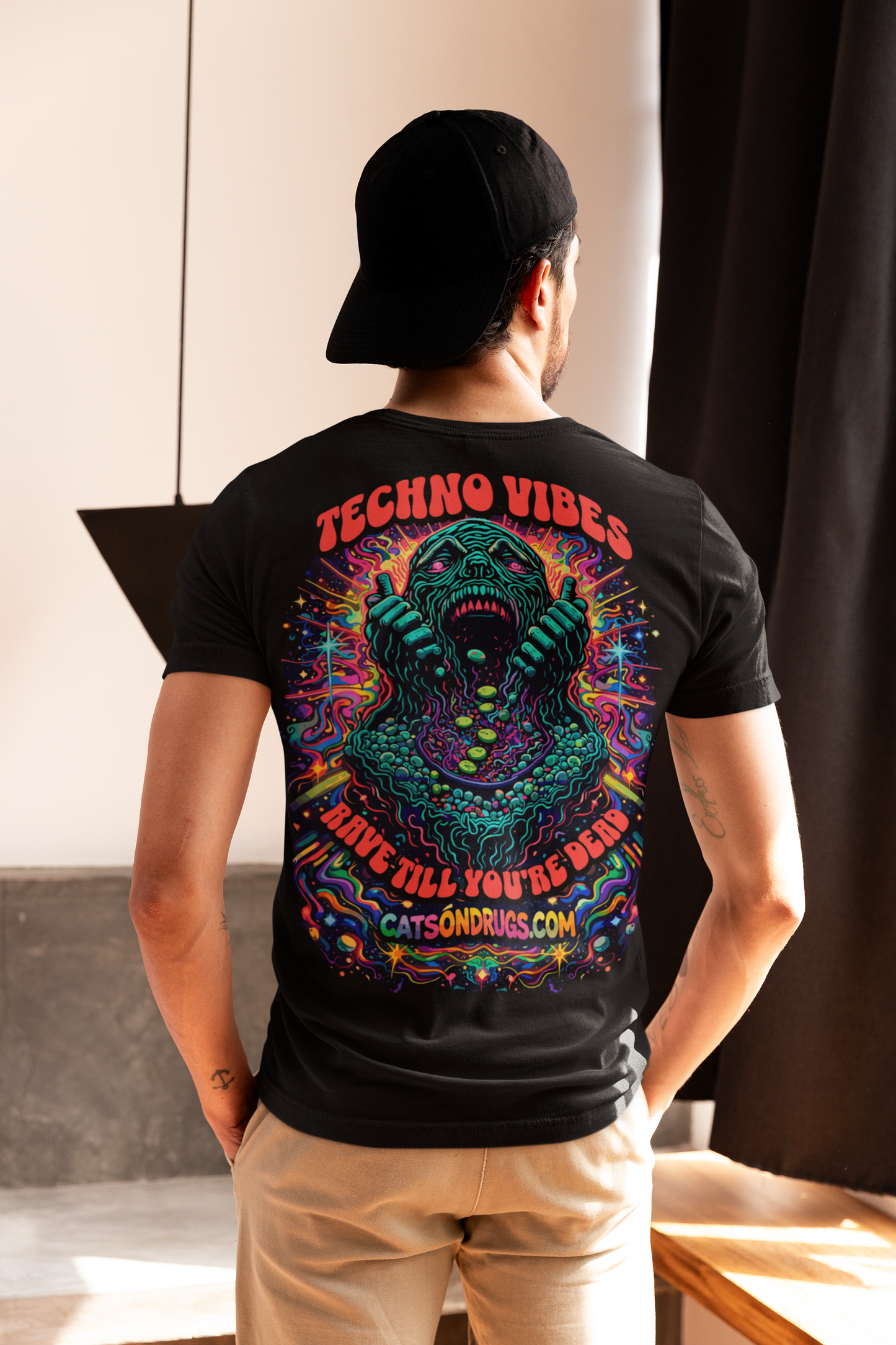 Techno T-Shirt | Techno Vibes Organism