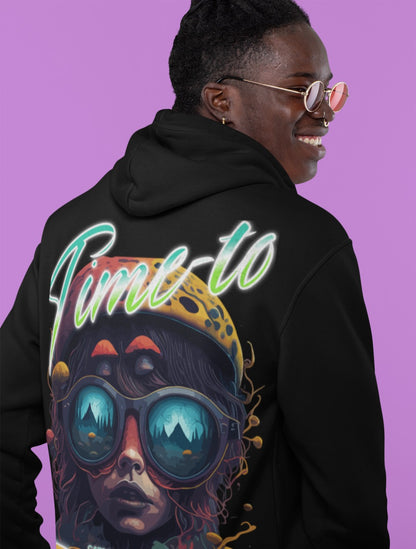 moda techno con estampados fractales