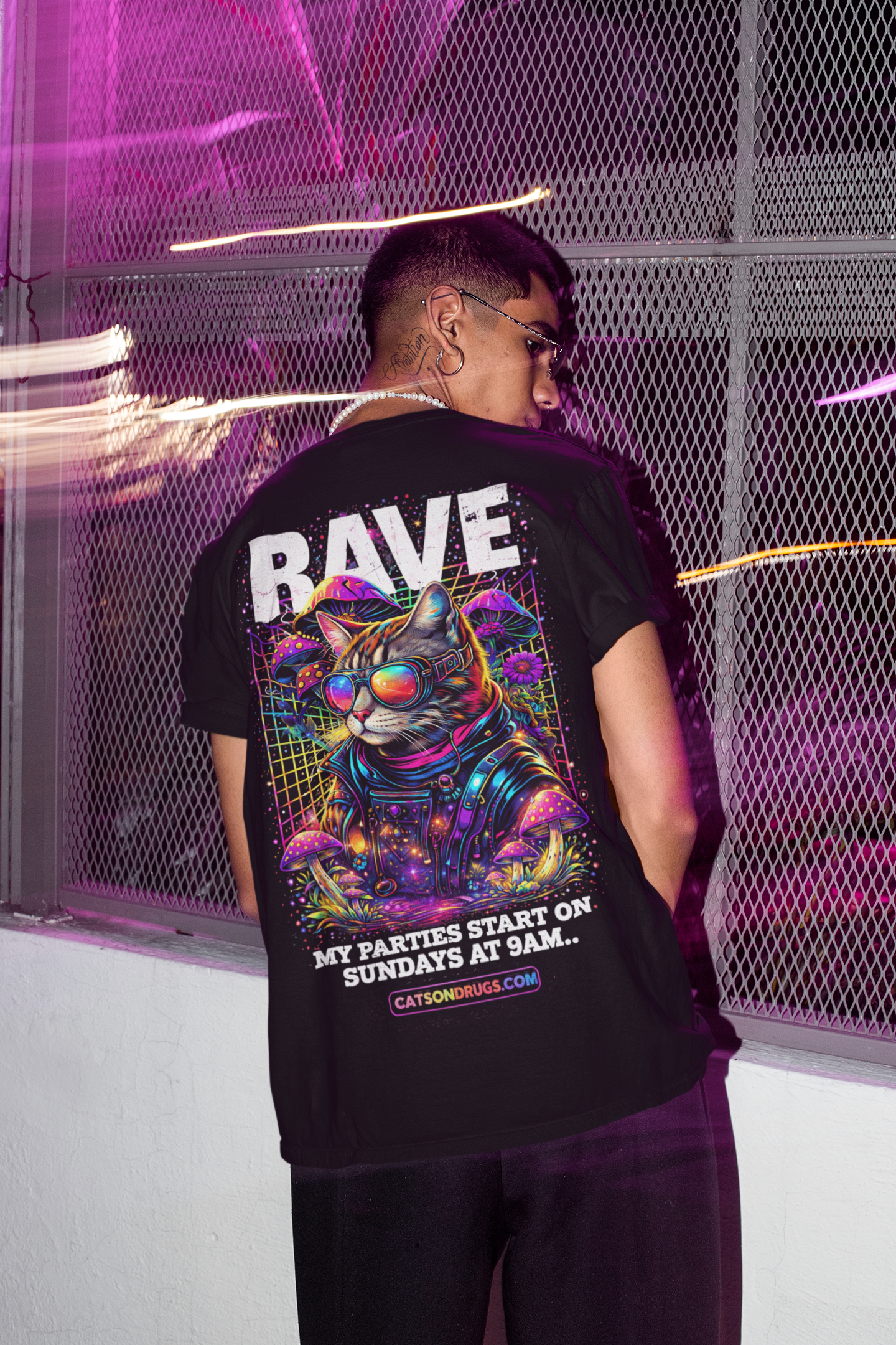 neon festival outfit