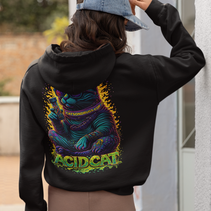 neon psychedelic hoodie