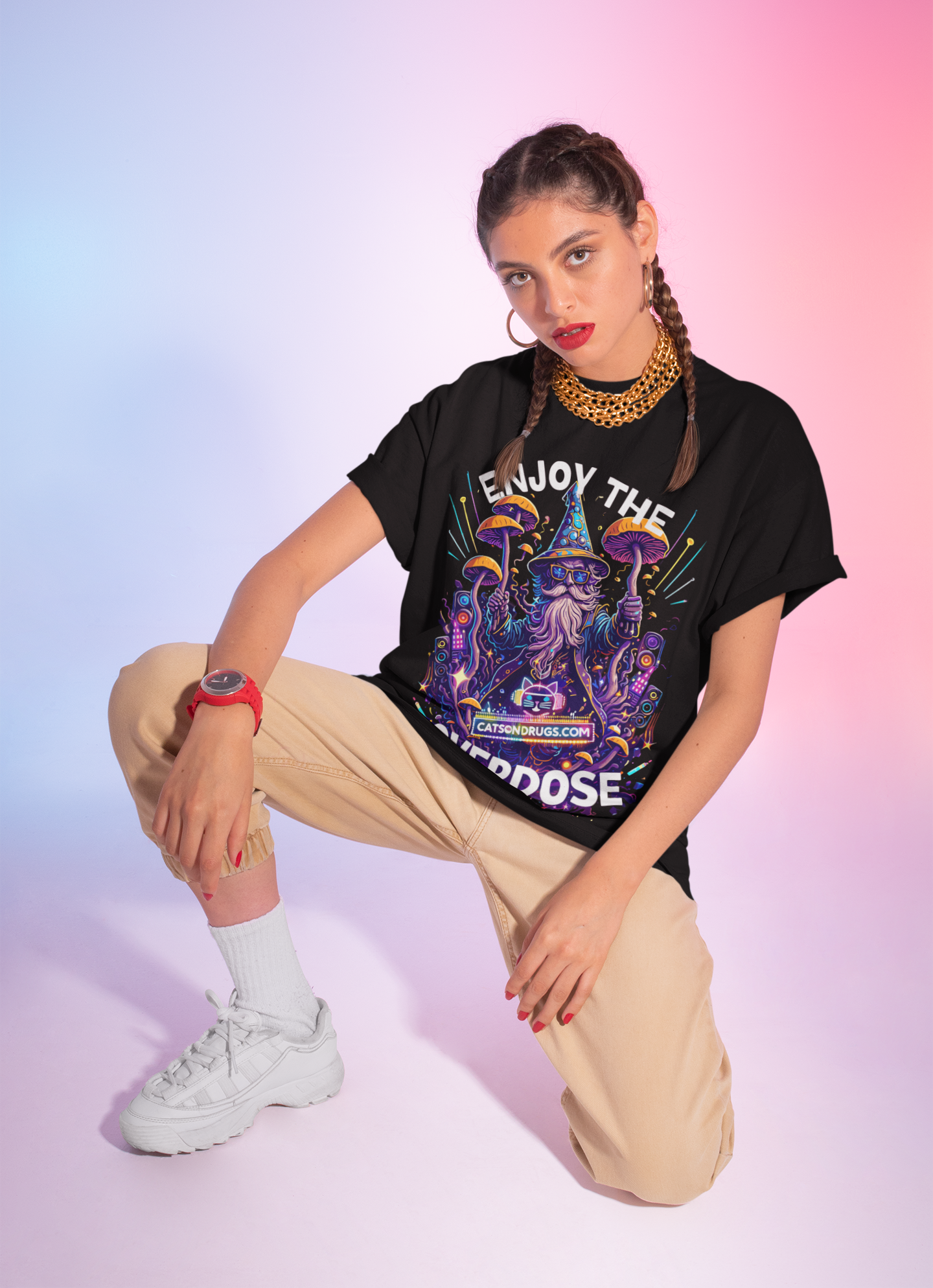 Enjoy the Overdose | Psychedelic T-Shirt