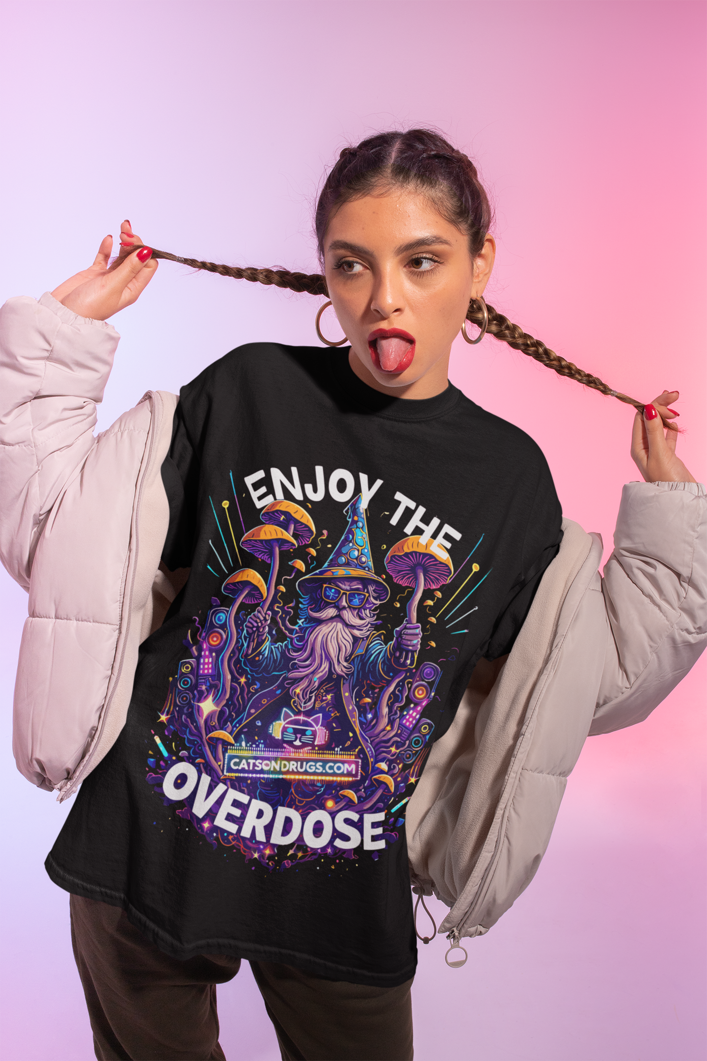 Enjoy the Overdose | Psychedelic T-Shirt