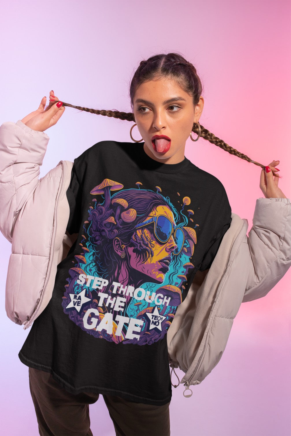 Techno T-Shirt | Step through the Gate | Ecstasy Edition