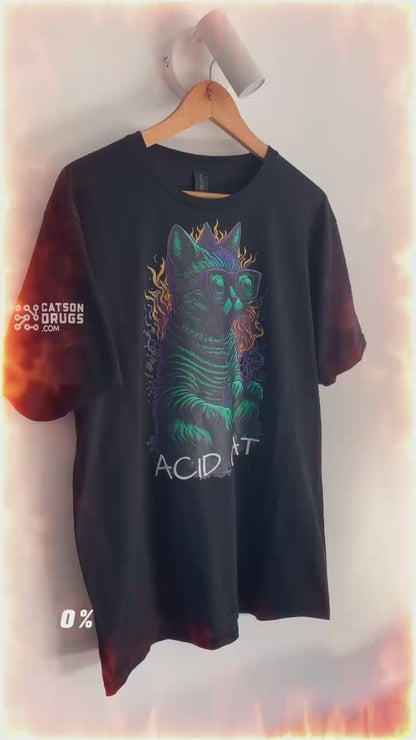 Acid Cat - Unisex T-Shirt, Ecstasy-Ausgabe