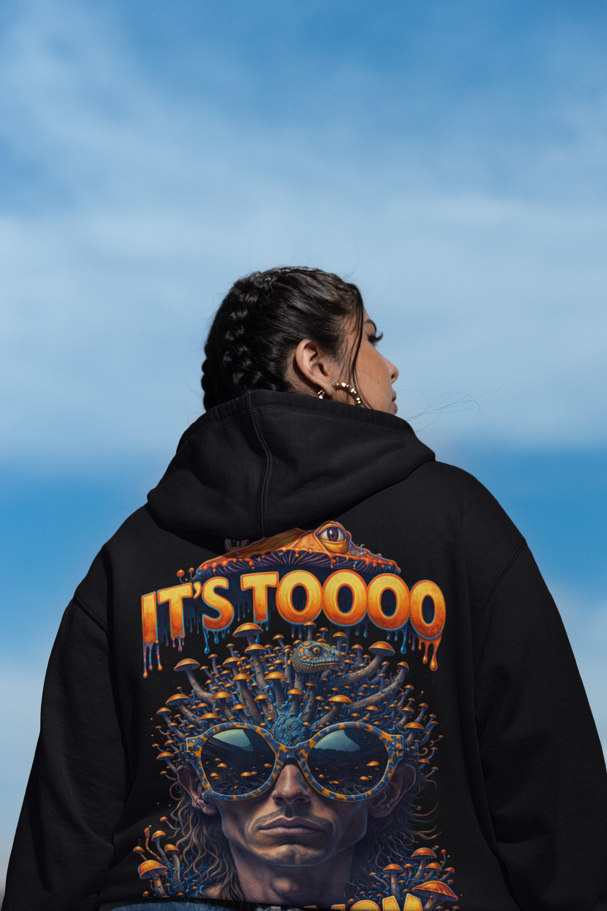 psychedelic aesthetic hoodie