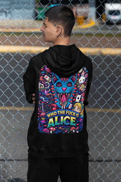 psychedelic alice in wonderland illustration
