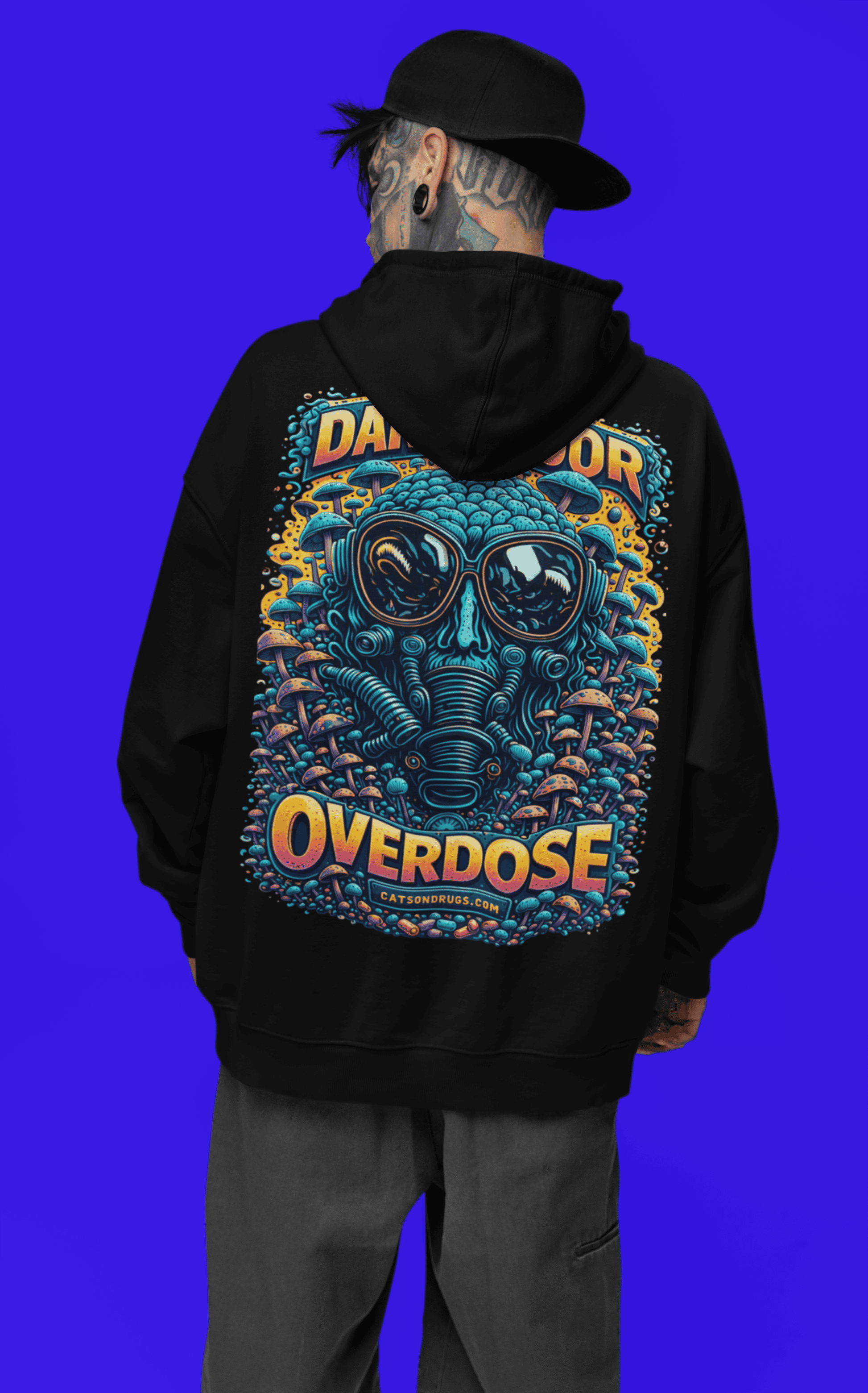 psychedelic festival hoodie