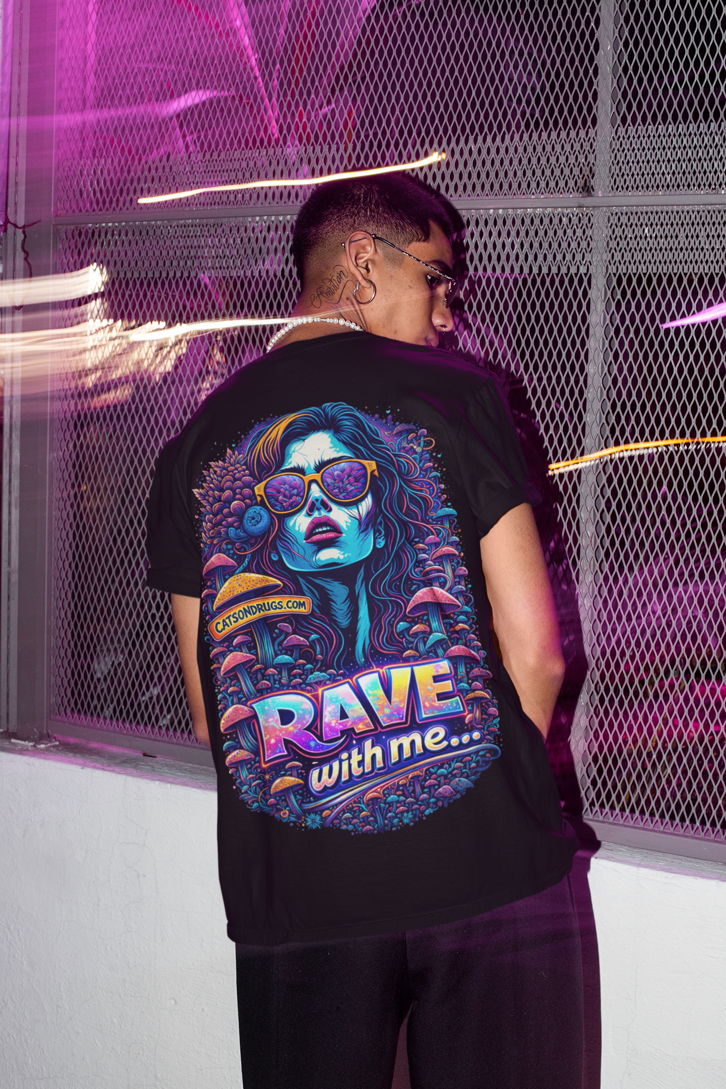 psychedelic festival outfit shirt