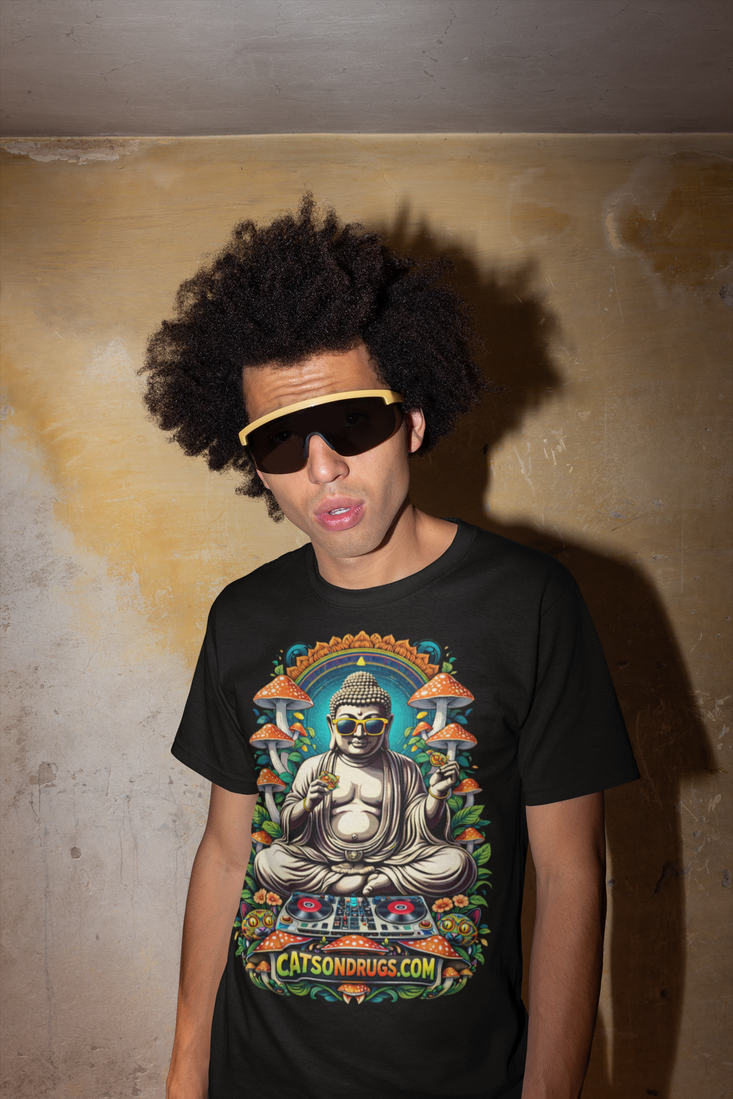 psychedelic humor rave shirt
