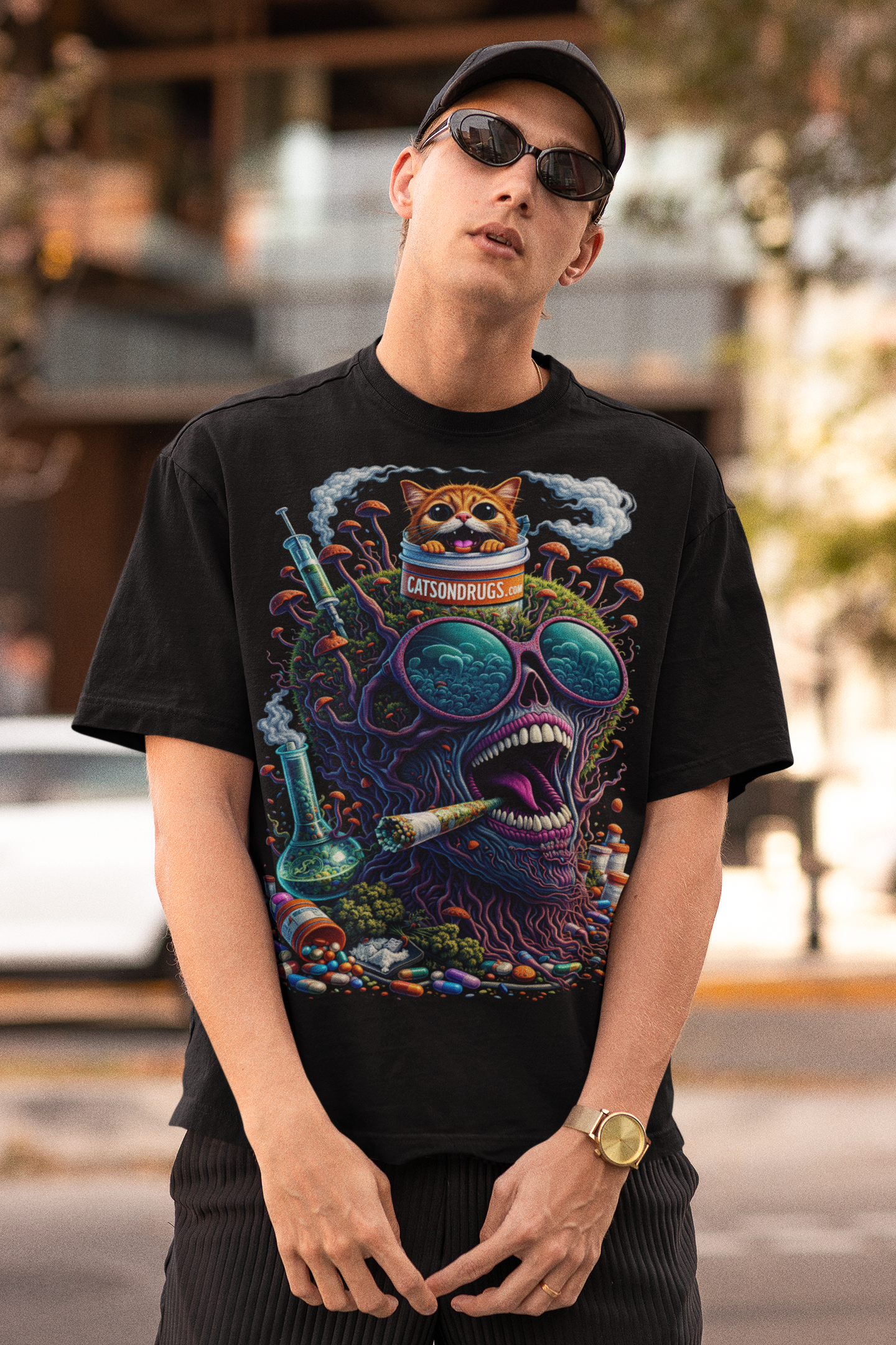 psychedelic internet meme shirt