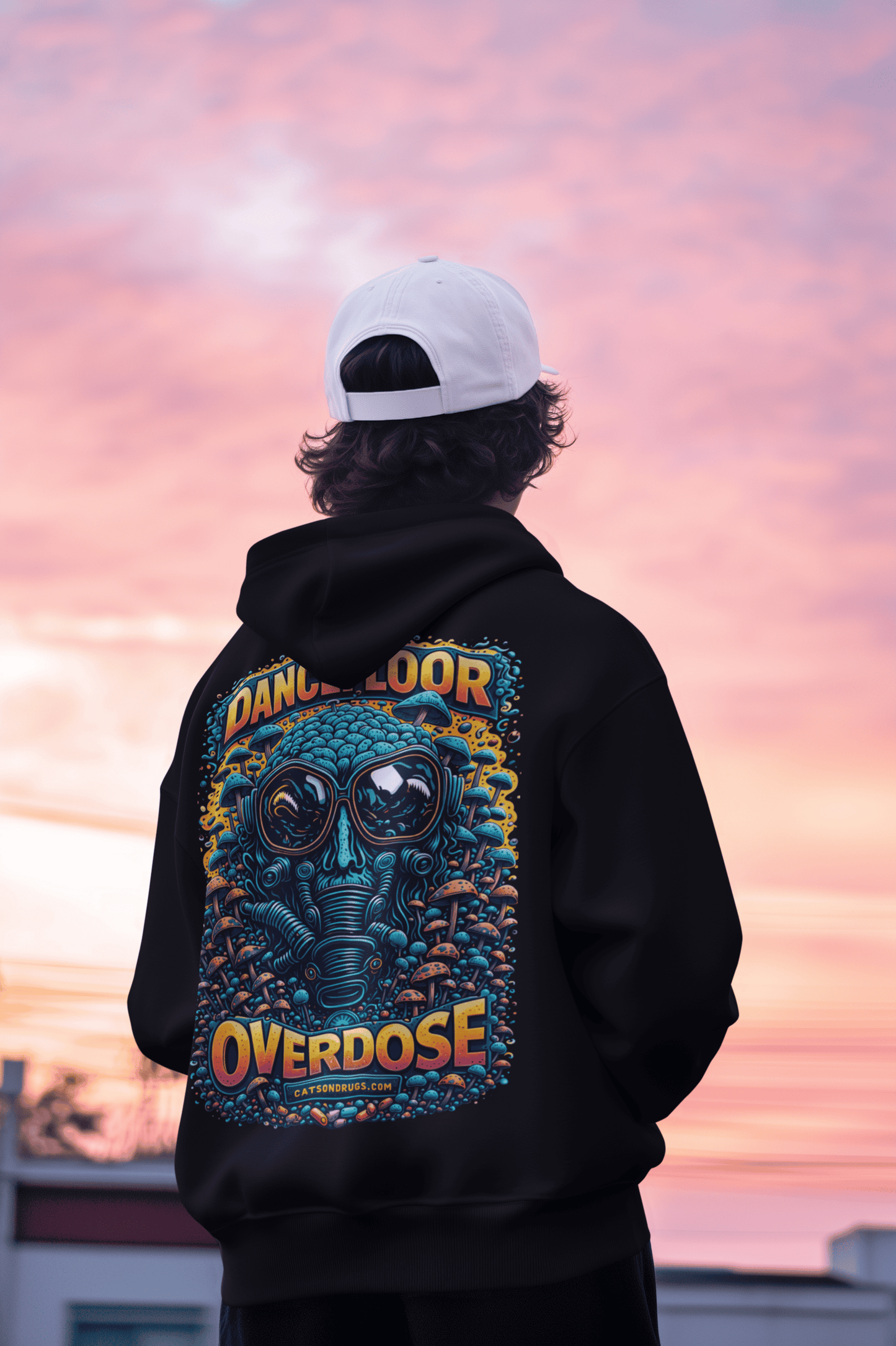 psychedelic rave hoodie