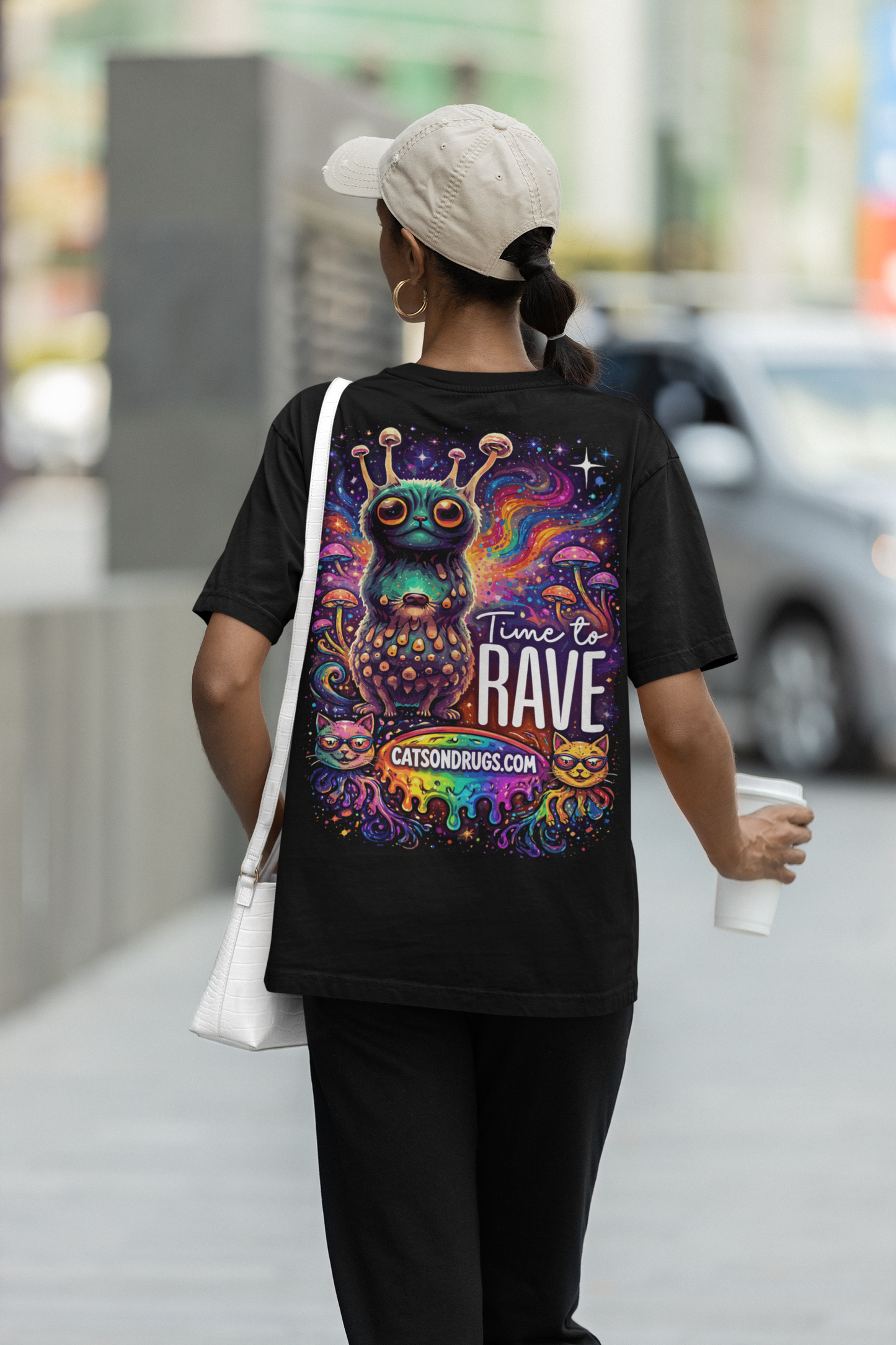 psychedelic rave t shirt