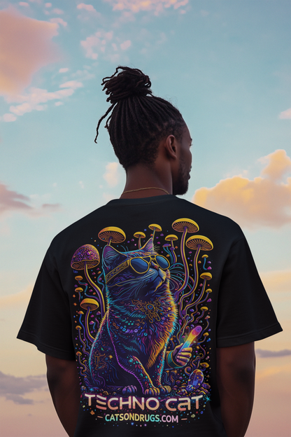 psychedelic rave t shirt design