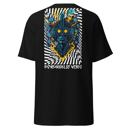 psychedelic tee with vibrant colors