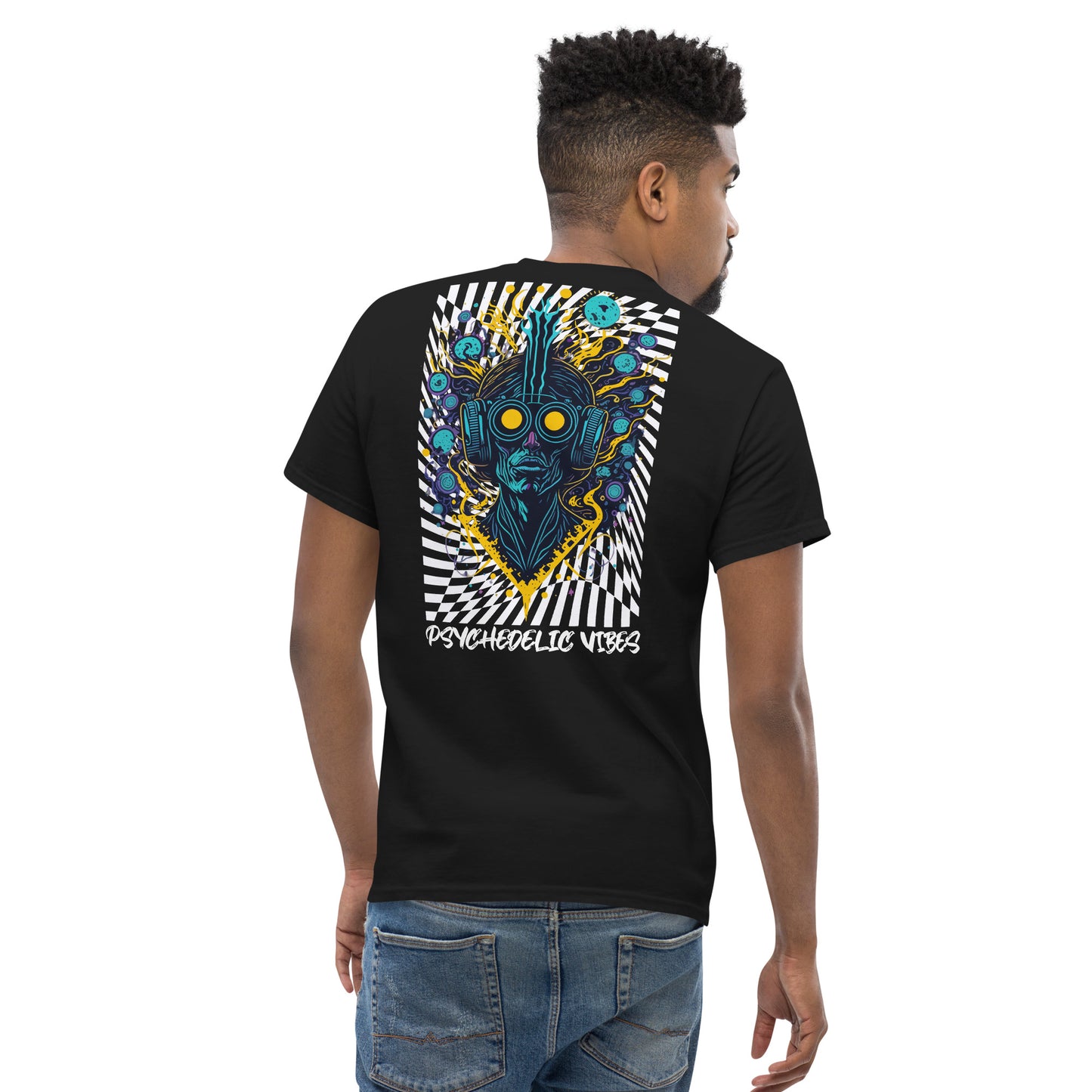 psychedelic vibes tee rave fashion
