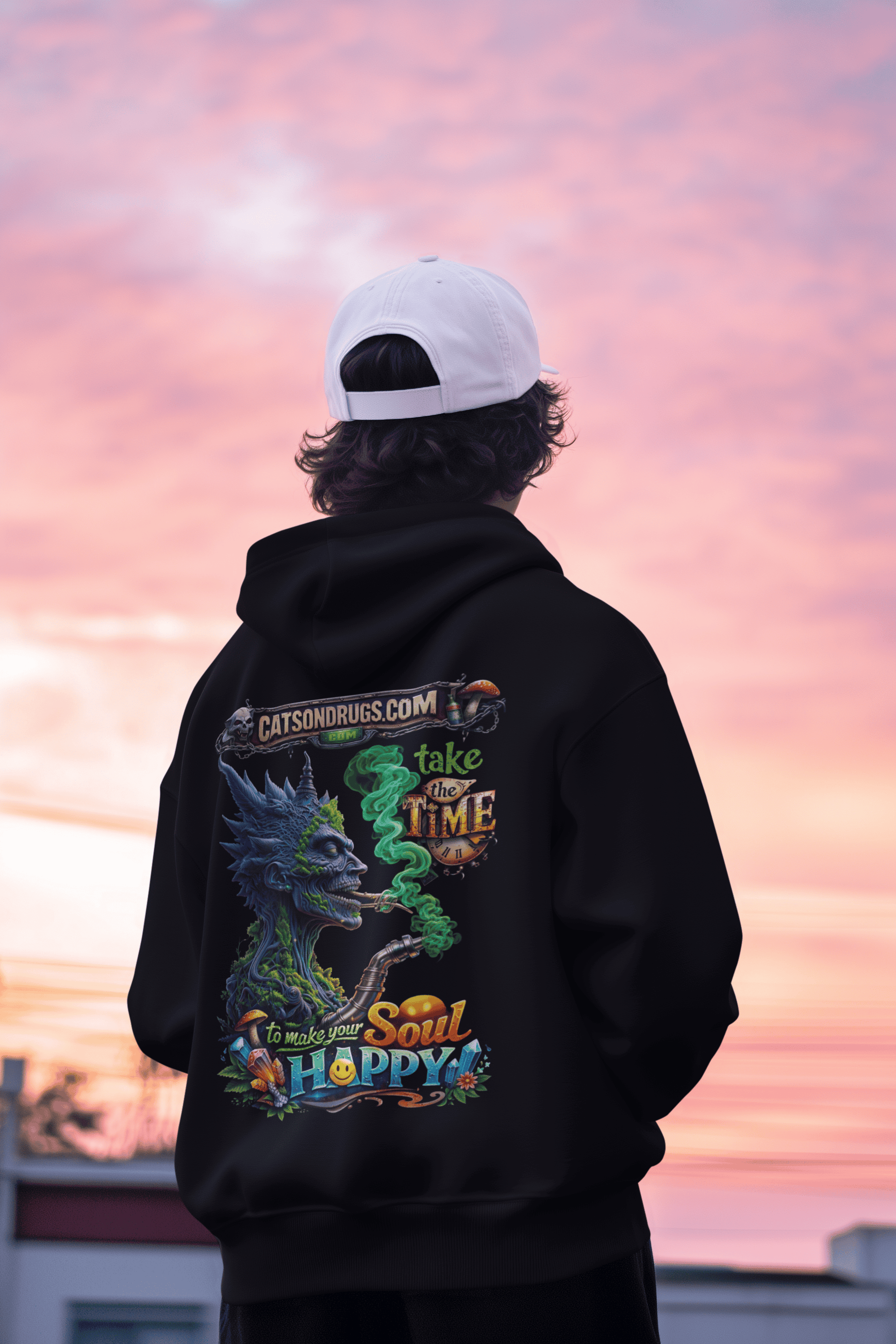 psychedelic visionary art hoodie