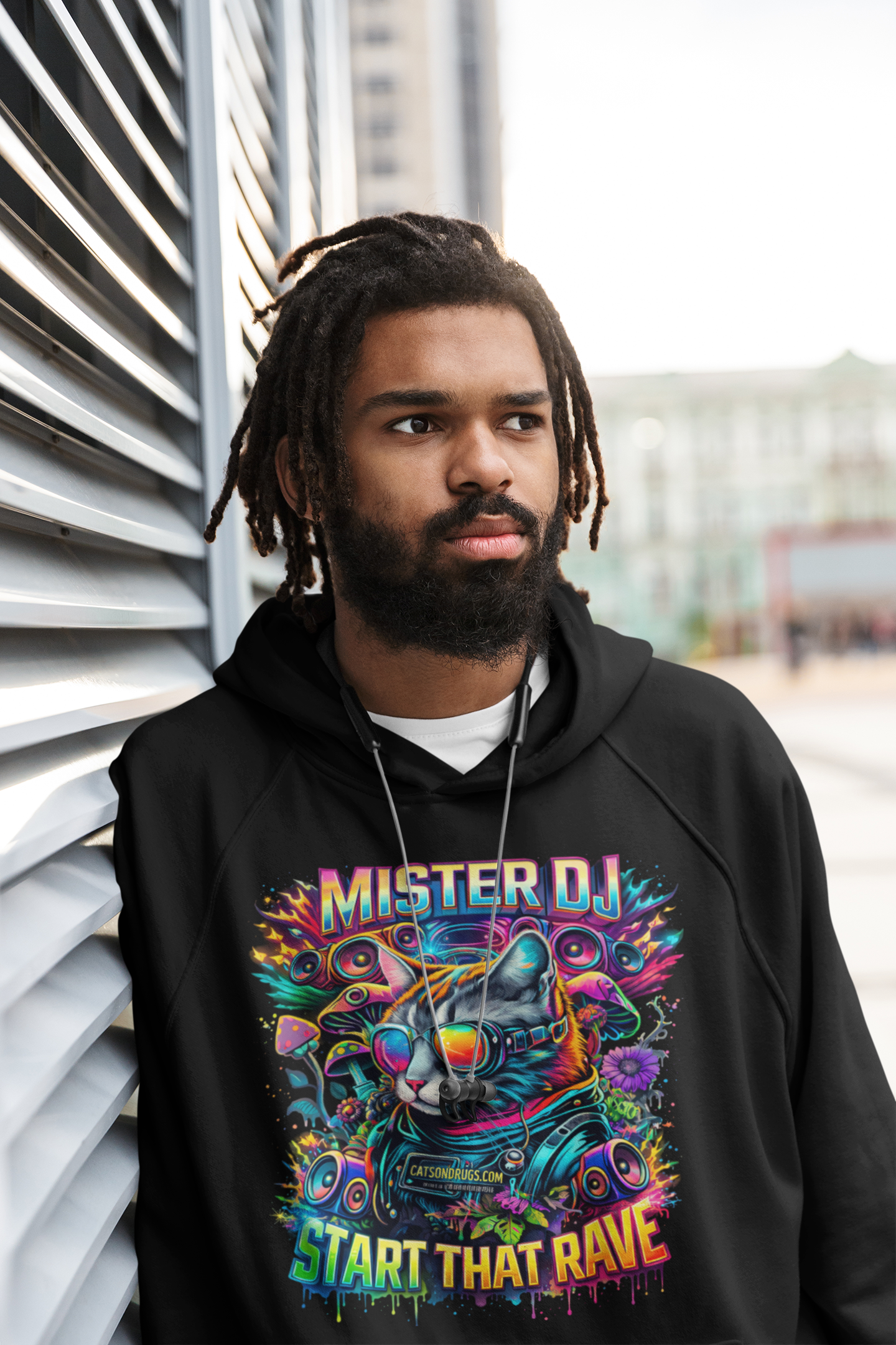 EDM Hoodie | Mr DJ Cat