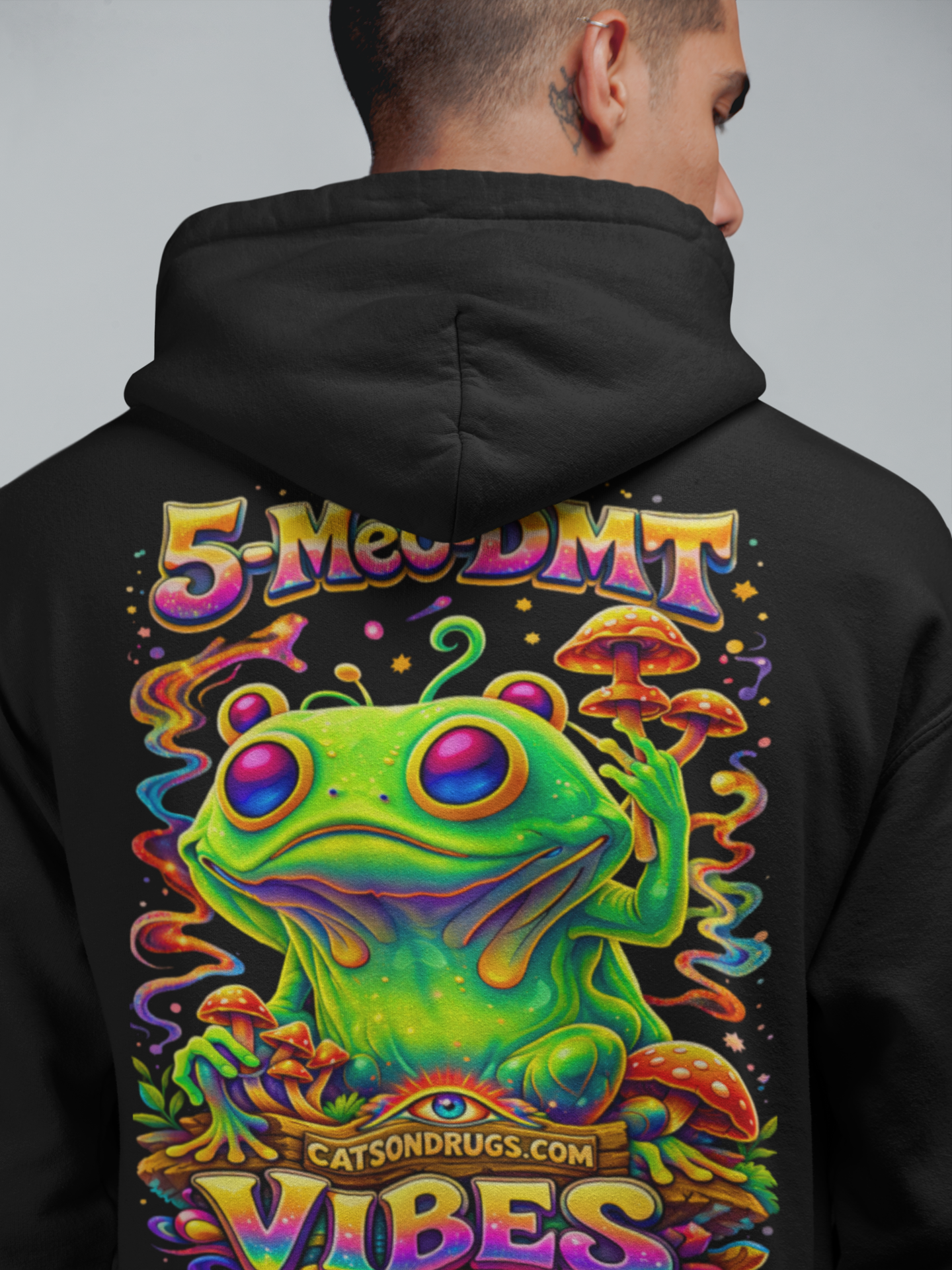 Psychedelic Hoodie | DMT Frog