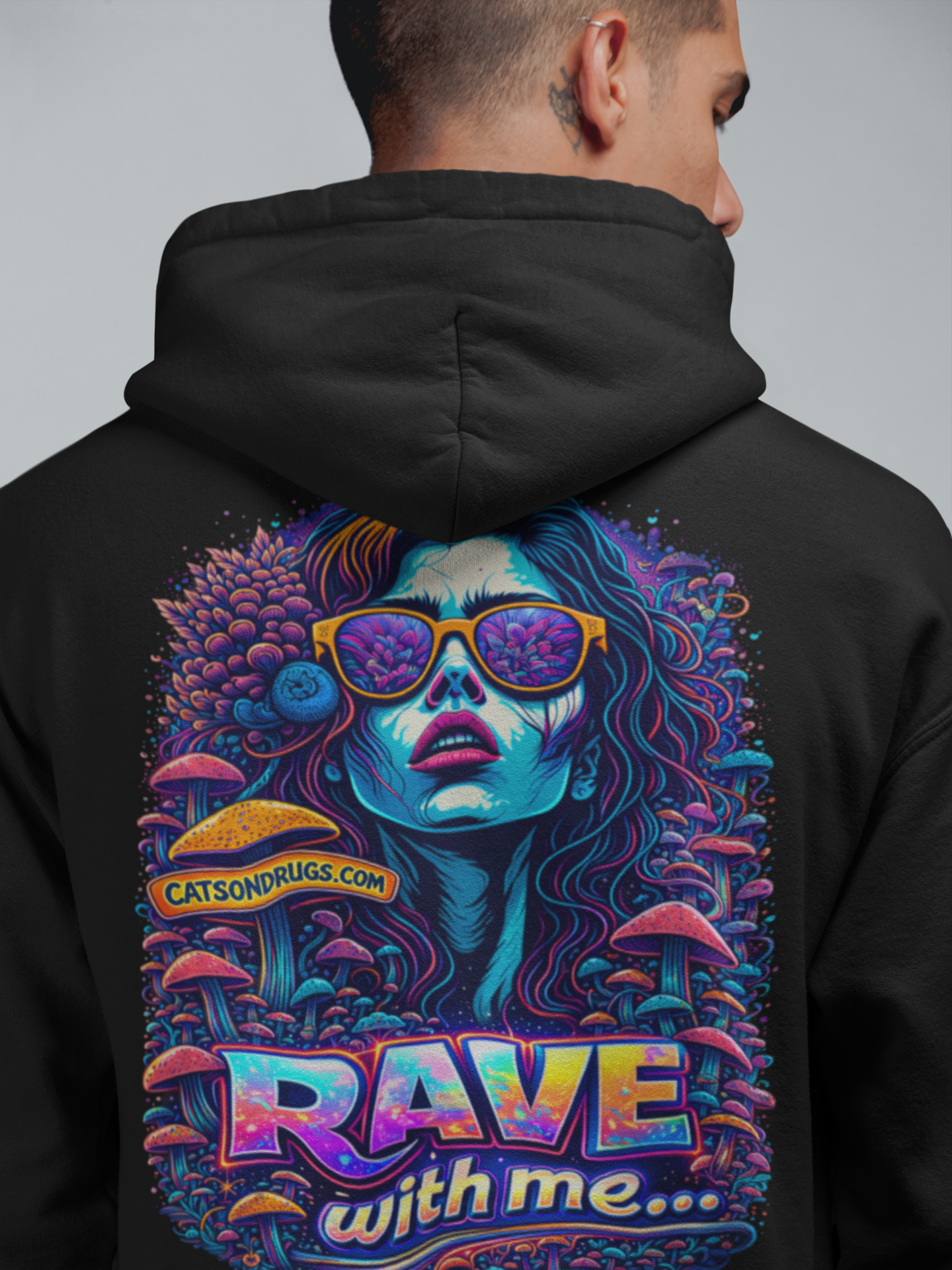 Rave Cover Girl | EDM Hoodie