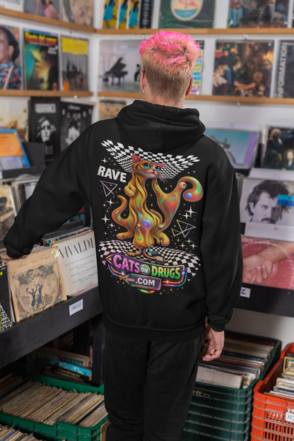 rave aesthetic streetwear hoodie
