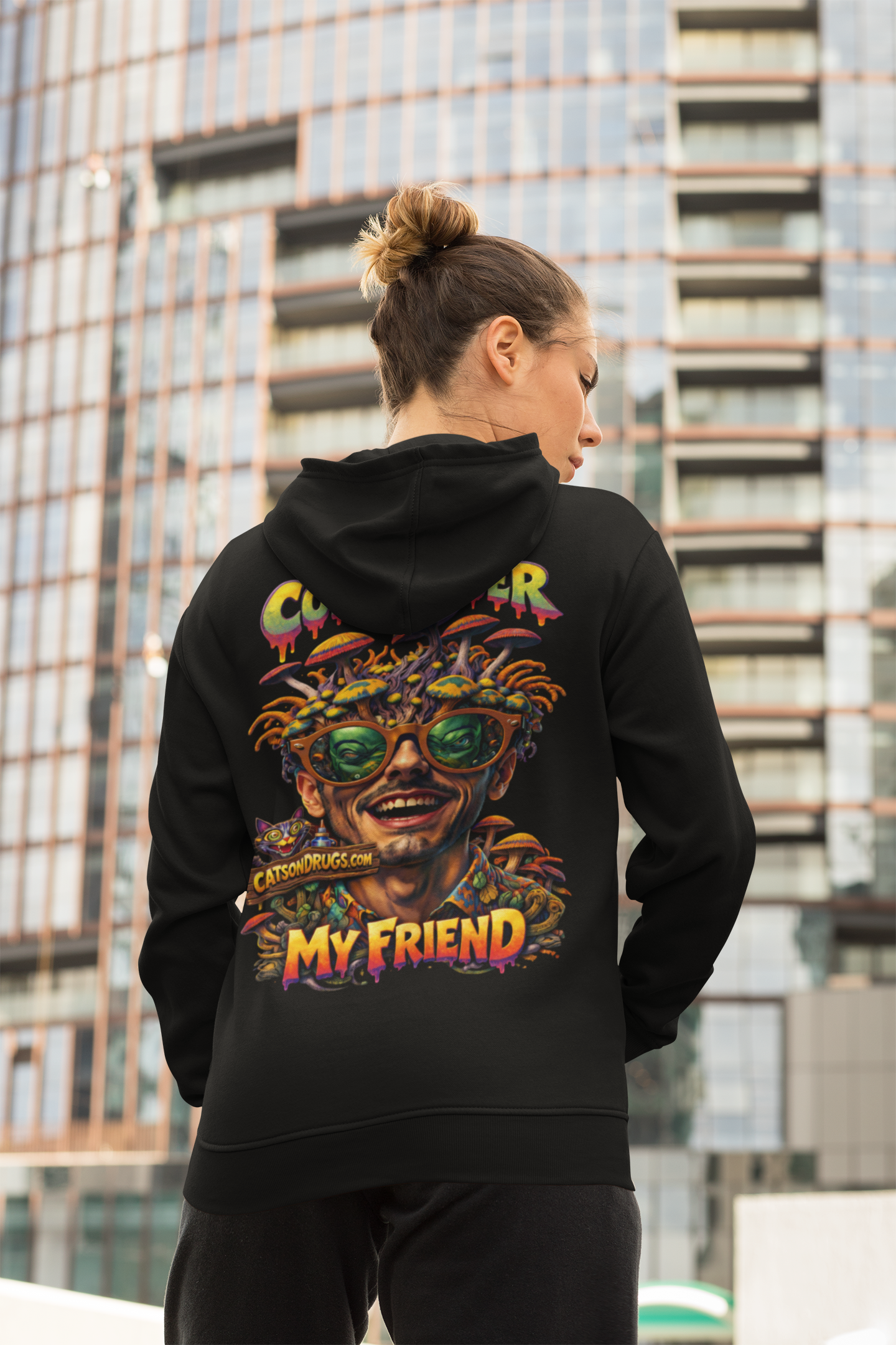 rave fashion aesthetic hoodie