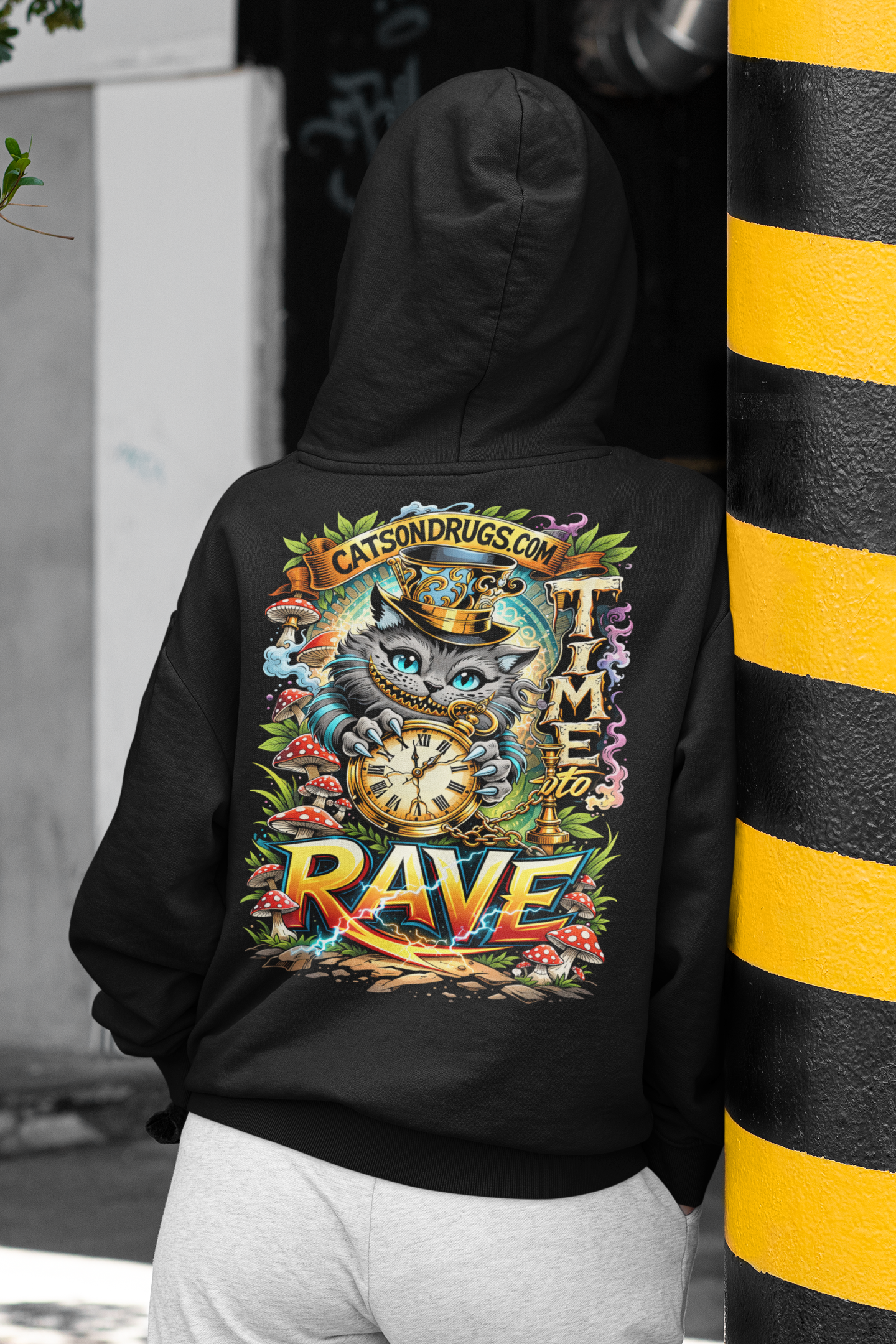 rave festival outfit hoodie