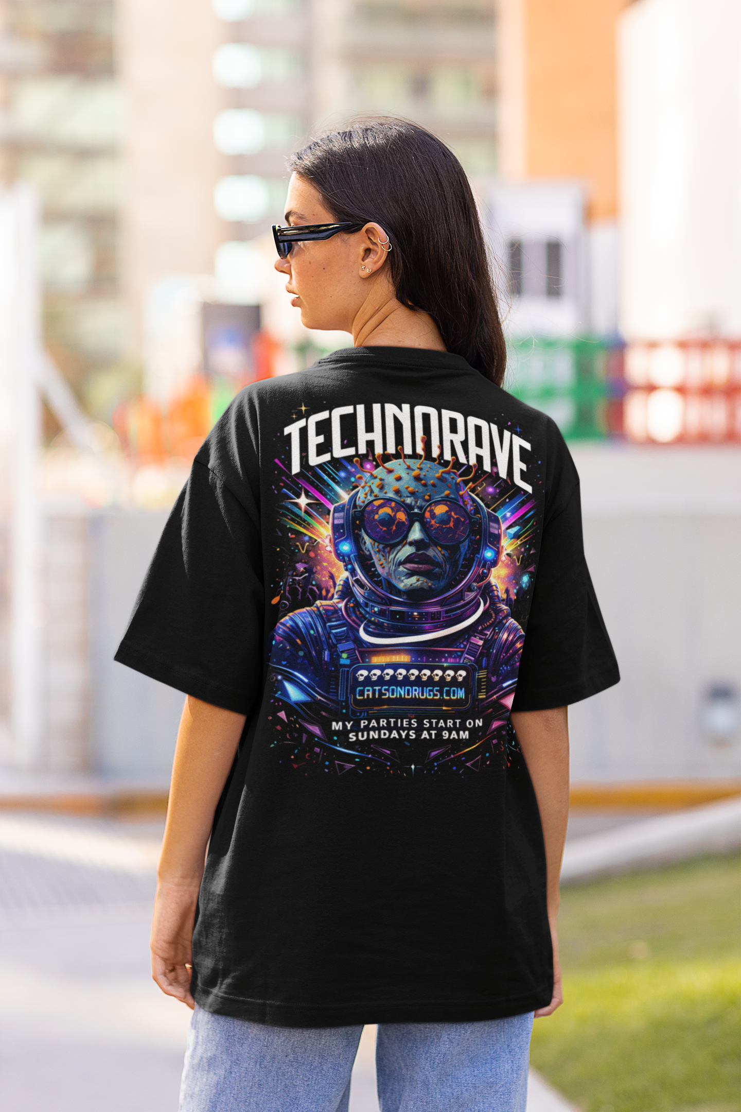 rave graphic tee