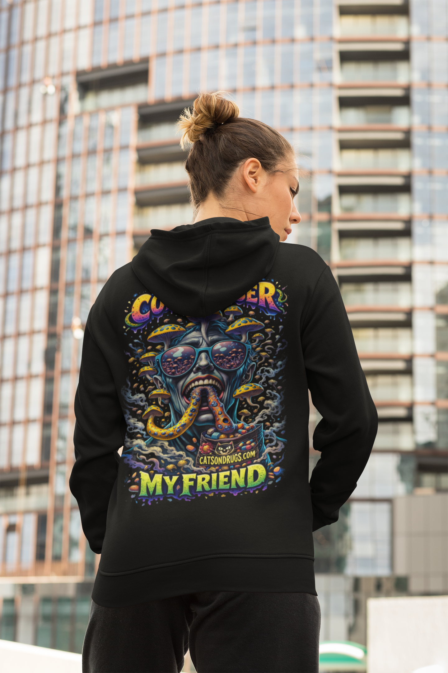rave hoodie streetwear fashion