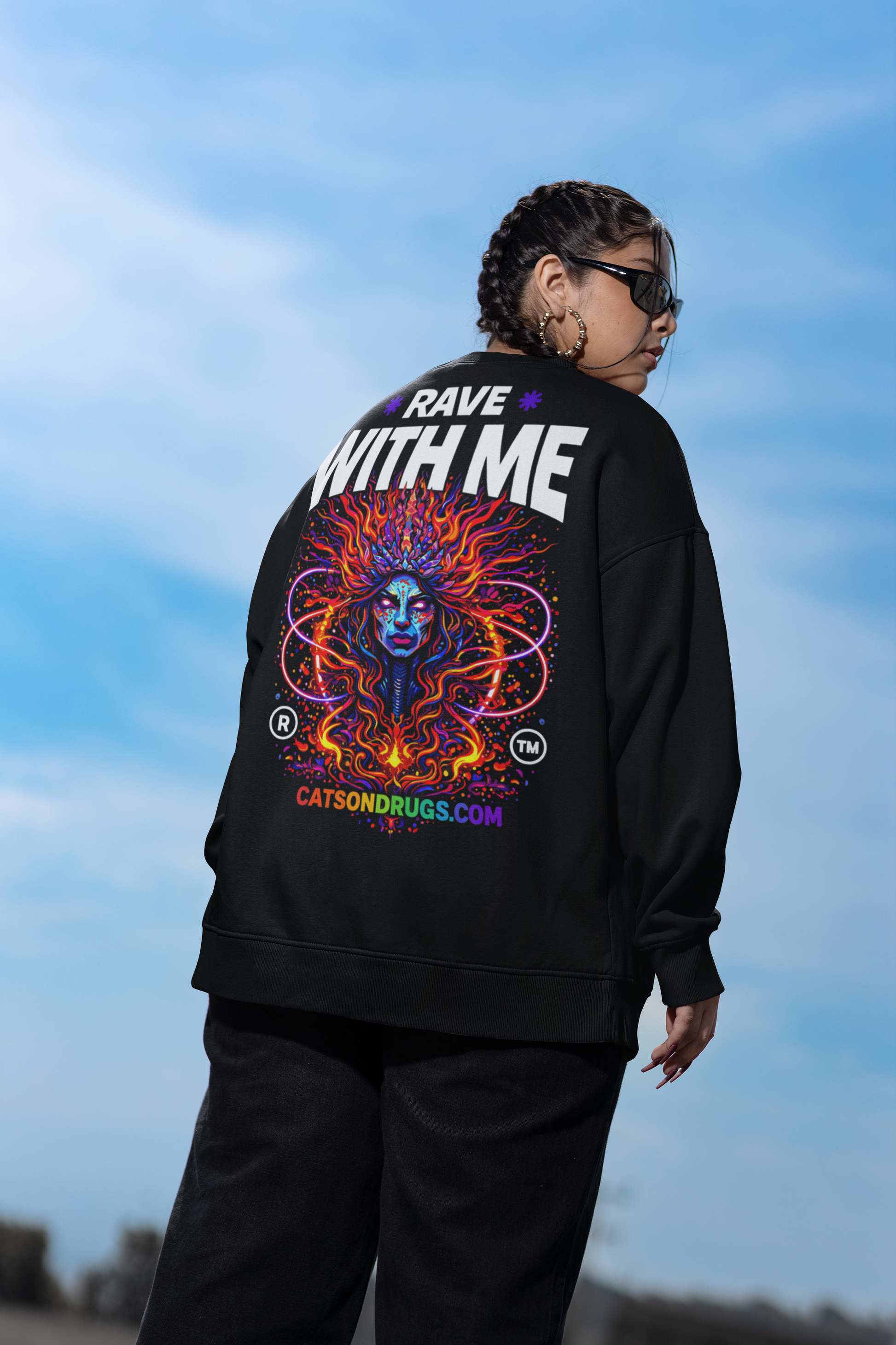 rave sweatshirt
