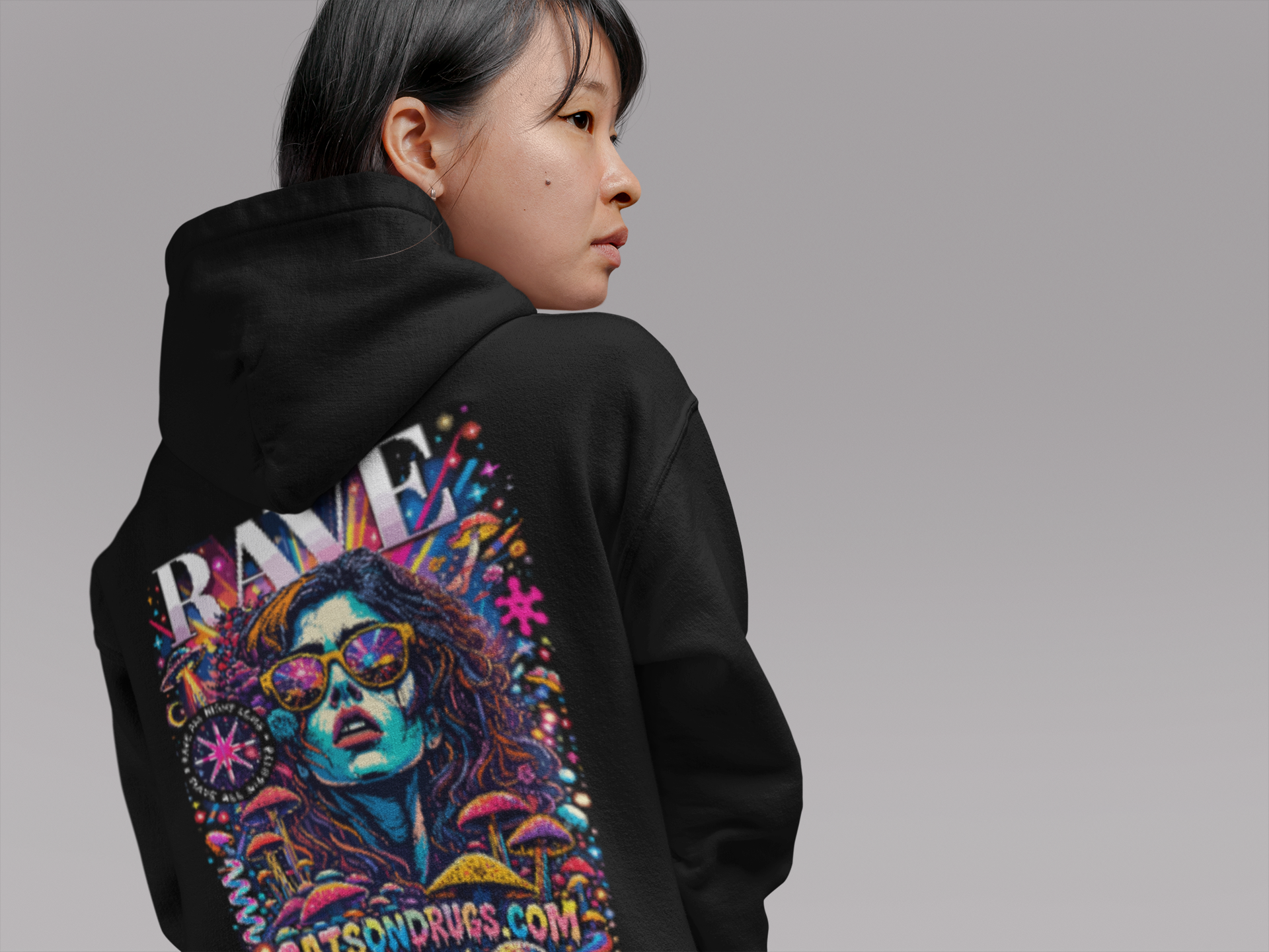 ropa rave fiesta techno