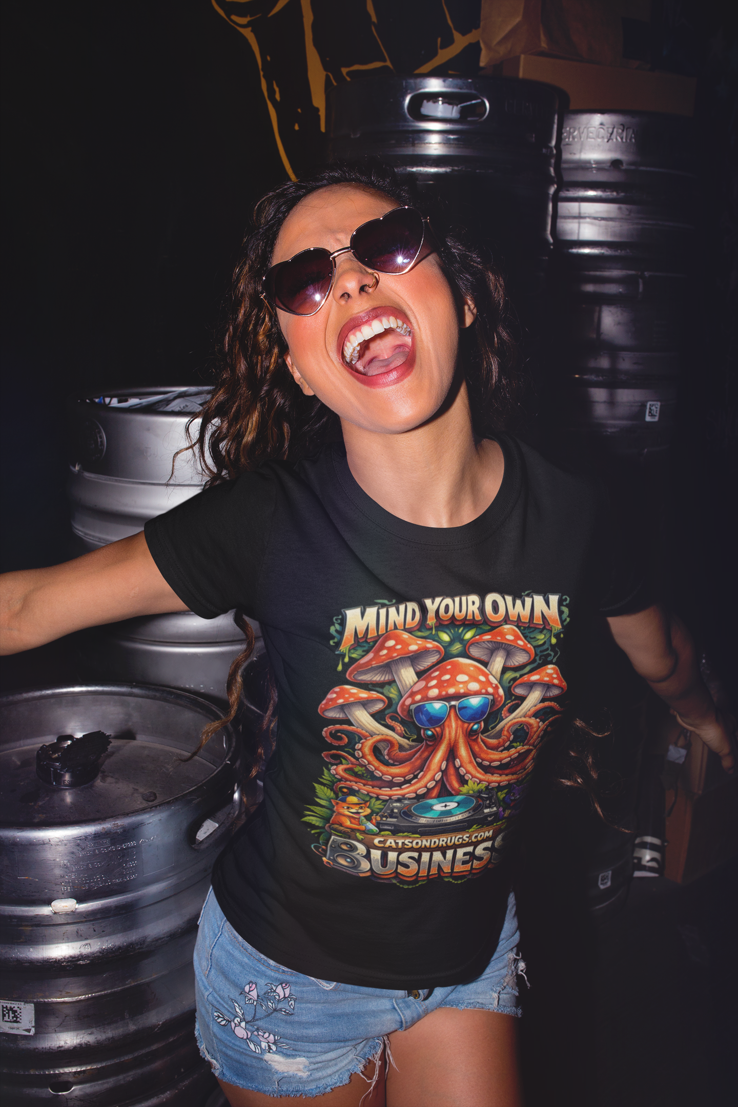 Techno T-Shirt | Rave Octopus | Ecstasy Edition