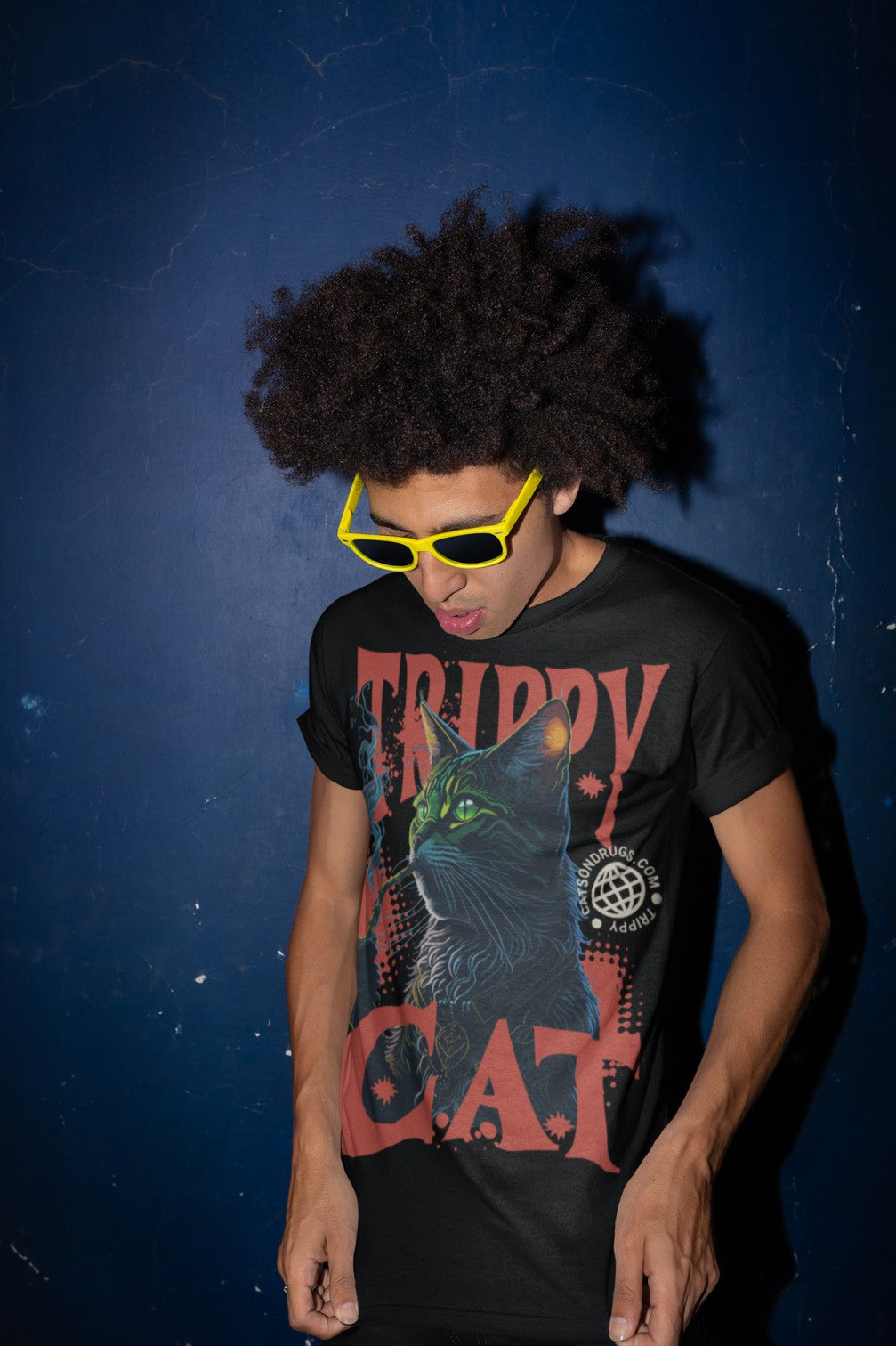 Trippy Cat | Psychedelic T-Shirt