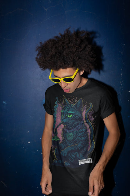 Psychedelic T-Shirt | Shisha Cat