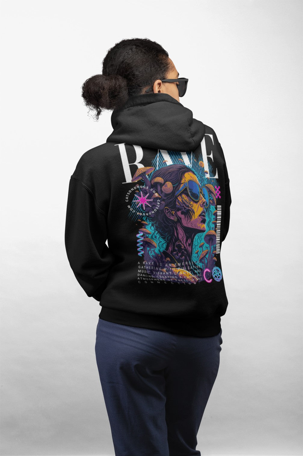 Sudadera de DJ | Rave Cover Girl