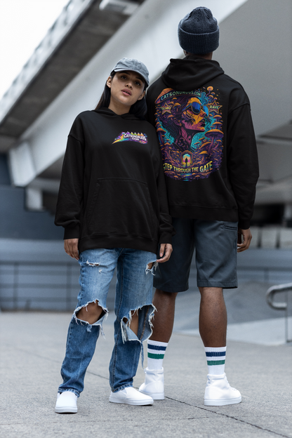 Techno Hoodie | Step through the Gate