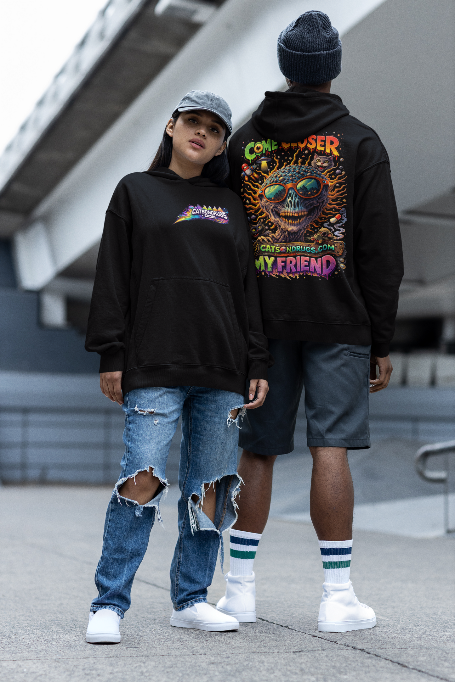 Psychedelic Hoodie | Come Closer My Friend