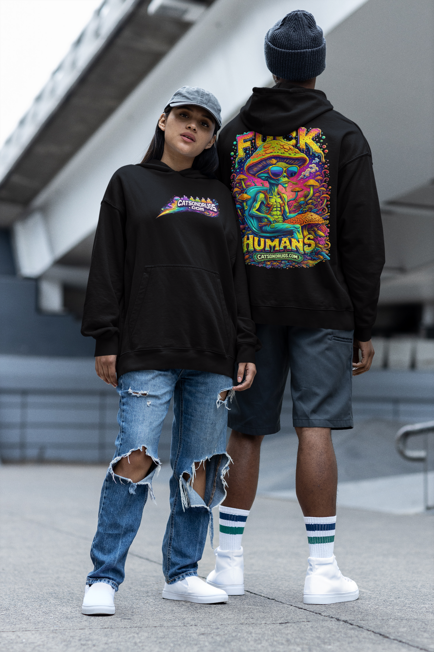 Trippy Hoodie | Psychedelic Alien