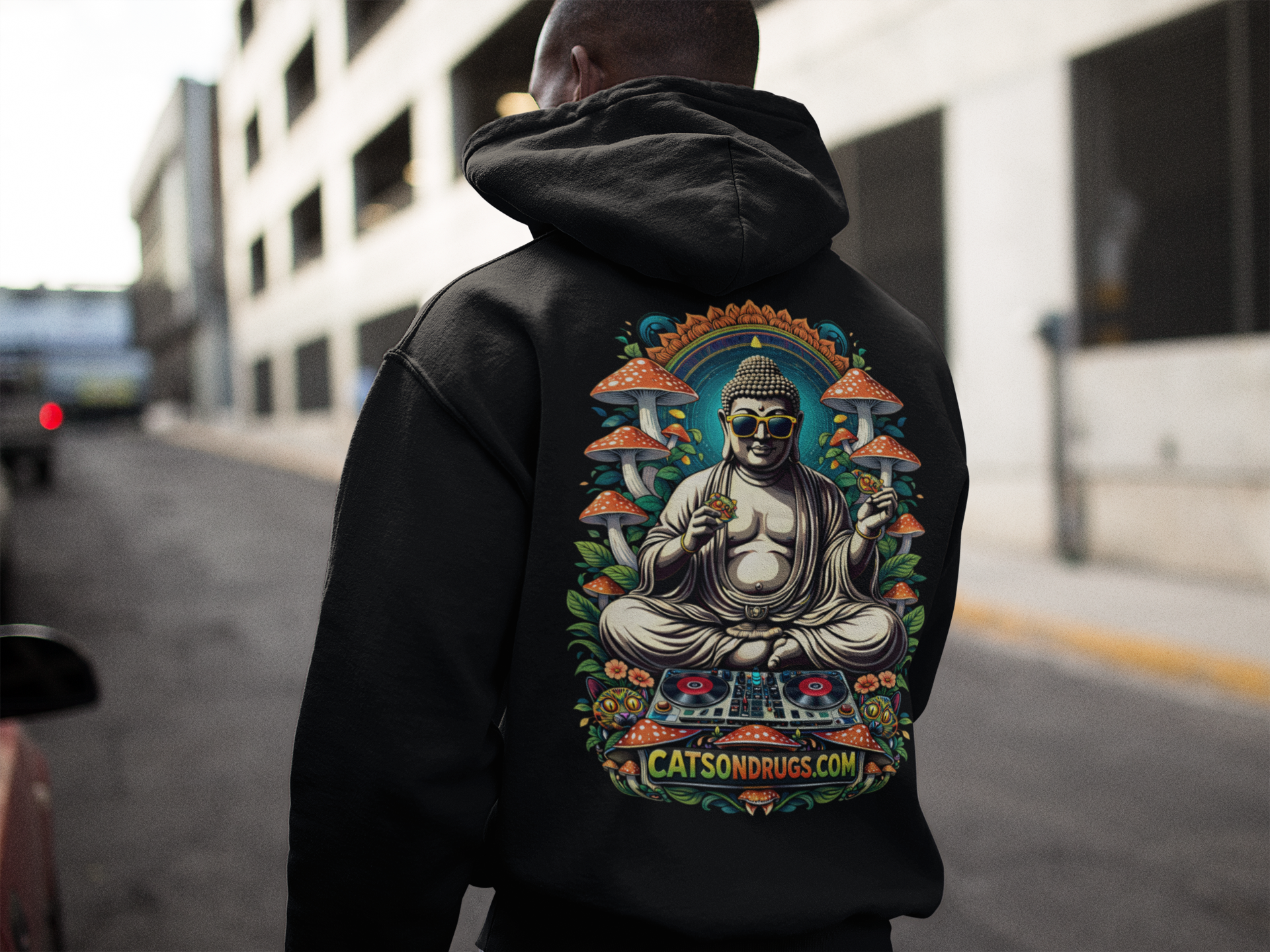 sudadera buda graciosa